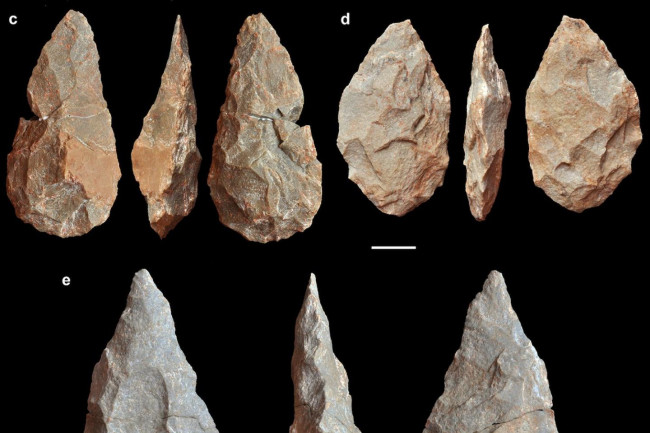 Acheulean hand axes - stone tool