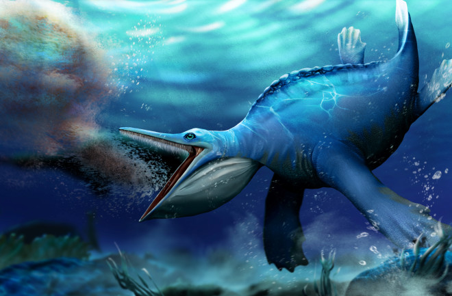 Triassic Whale art