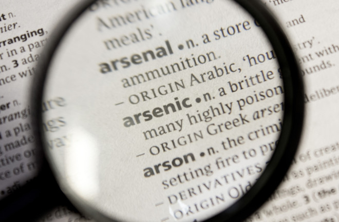 arsenic dictionary