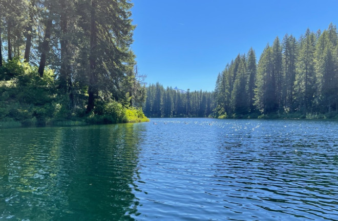Clear Lake in Oregon