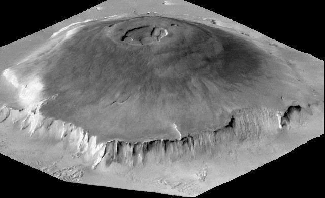 Mars Olympus Mons Volcano - NASA