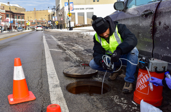 Wastewater sampling