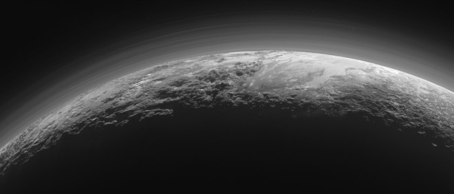 Pluto is a beautiful world, with ice mountains, nitrogen glaciers, a haze-layered atmosphere, and methane dunes. But all that complexity does not necessarily make it a “planet.” (Credit: NASA/JHUAPL/SwRI)