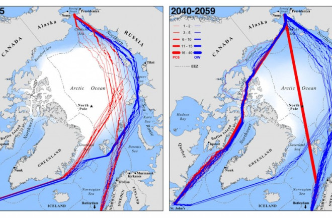 Look At This Map Of Future Arctic Shipping Routes Discover Magazine Northwest Arctic Chlamydia Map 2022