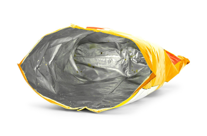 Empty Plastic Chip Bag - Shutterstock