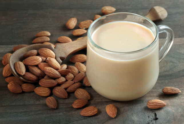 almond milk - shutterstock