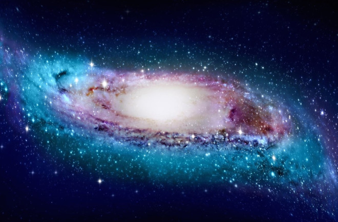 a spiral galaxy that is kinked at both ends