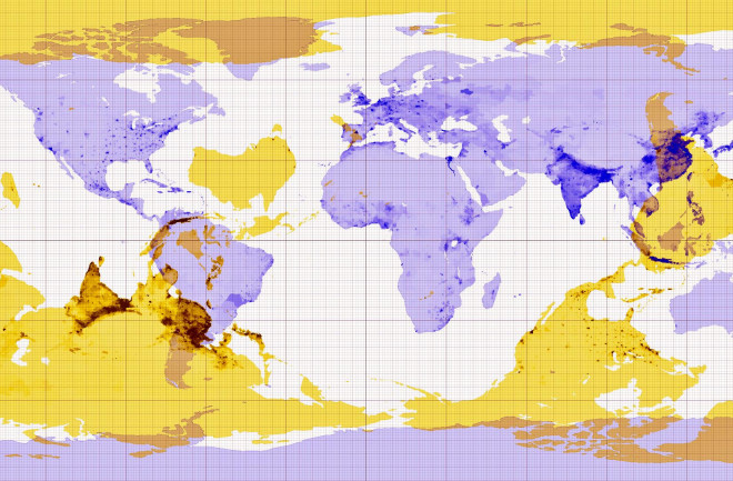 Earth's Antipode Map - imgur