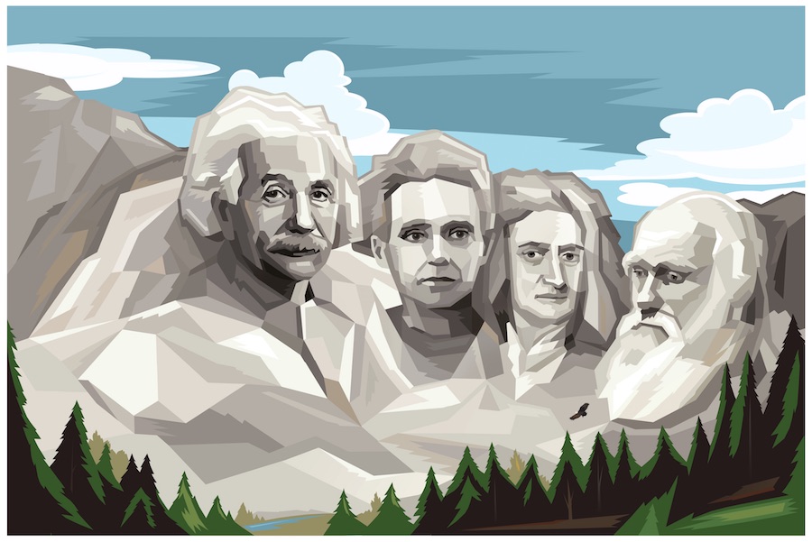 10 Famous Scientists And Their Contributions Discover Magazine   Scientists Mt Rushmore   Mark Marturello DSC A0517 01 