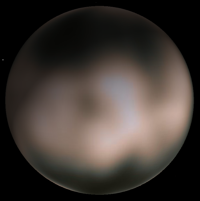 Charon water ice Buie
