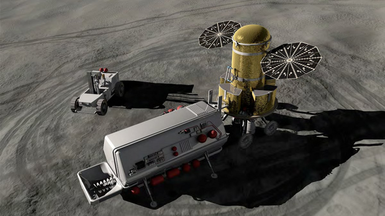 mining the moon