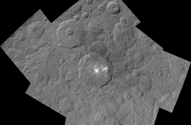 Occator crater by Dawn Probe Ceres - NASA