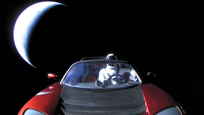 Humans are getting good at shooting technology into space. Does anyone else do it? The only way to find out is to look. (Credit: SpaceX)