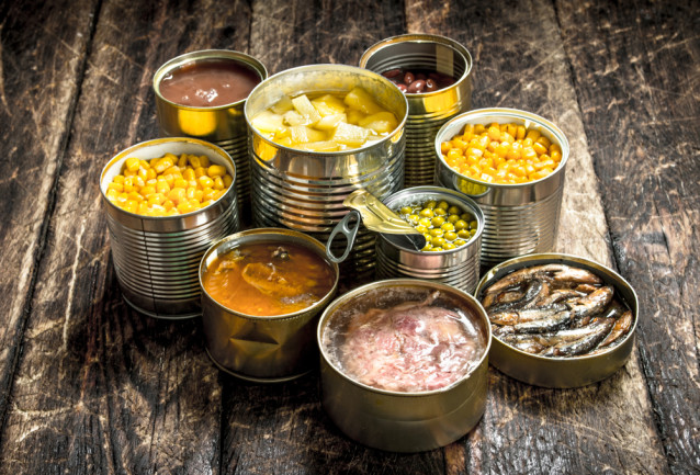 Canned Processed Foods - Shutterstock