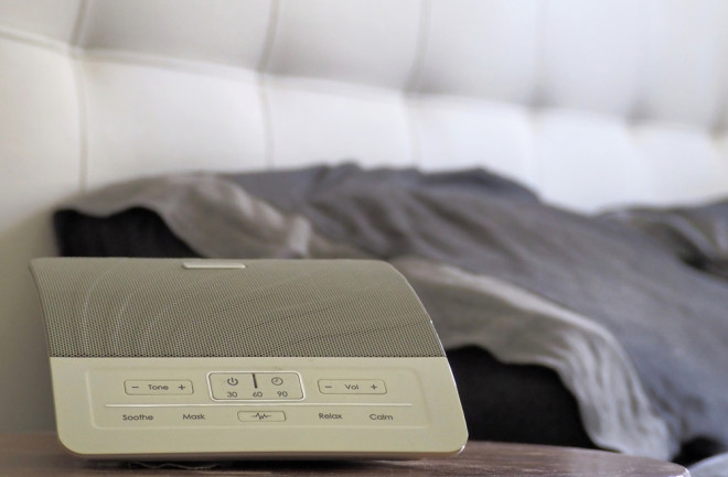 White Noise Machine at Bedside - Shutterstock