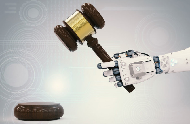 Robot Judge AI - Shutterstock