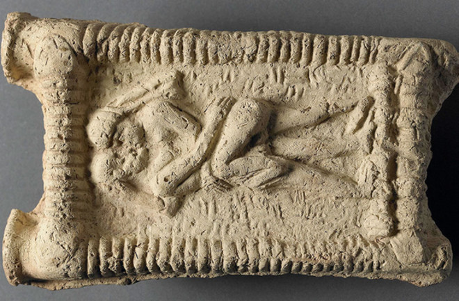 Babylonian clay model