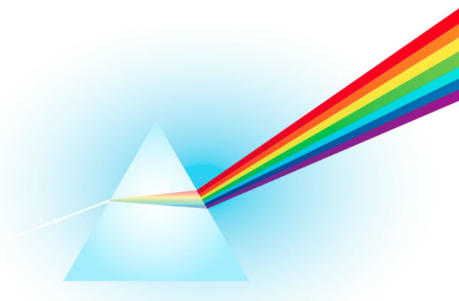 Rainbow Refraction Prism - Shutterstock