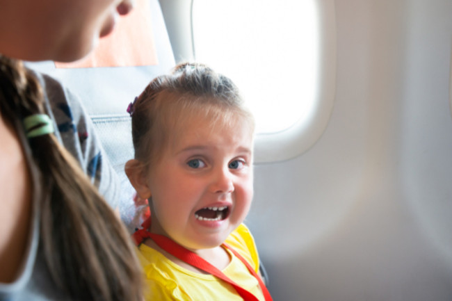 Screaming Kid Plane Shutterstock