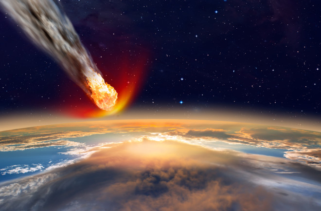Asteroid collision rendering
