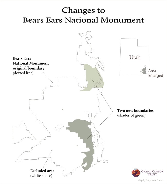 Bears Ears National Monument Before and After