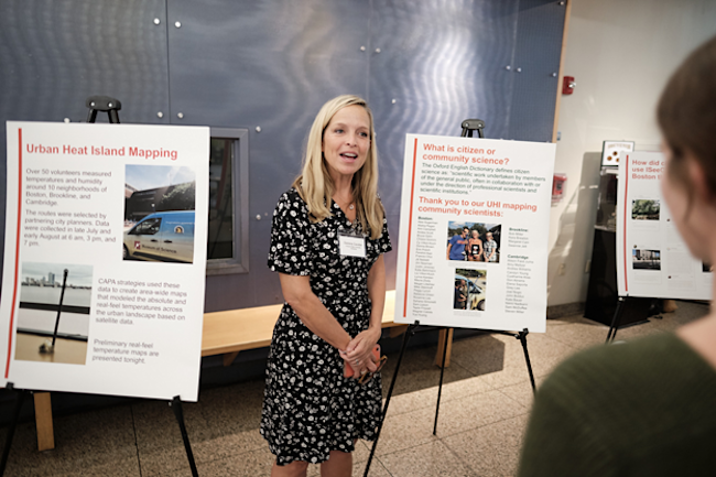Darlene Cavalier presenting about citizen science