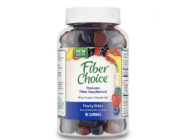 Fiber Choice 5g Plant-Based Prebiotic Fiber Gummies, Supports Energy  Metabolism, Regularity & Healthy Gut Bacteria, Mixed Berry, 60 Count (2 per