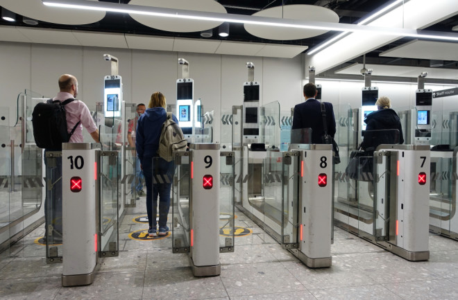 biometric screening airport