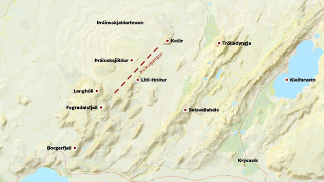 Keilir Map