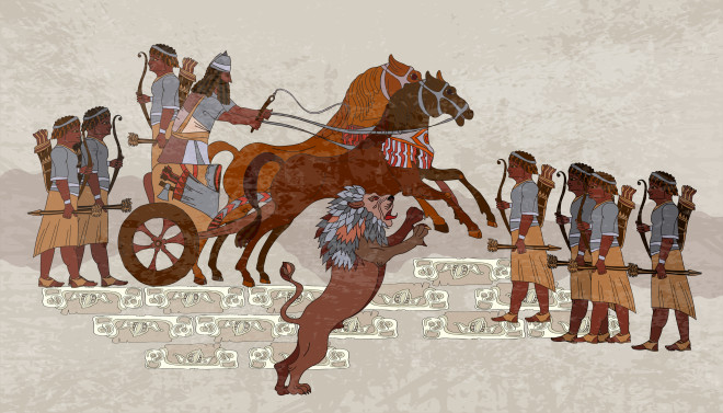 Akkadian mural