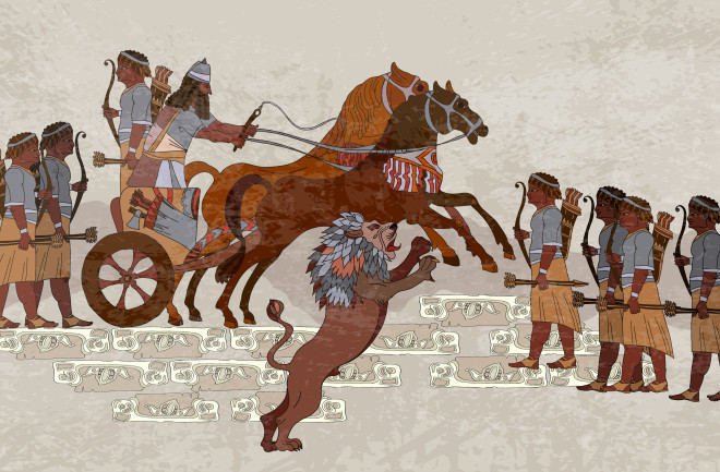 Akkadian mural