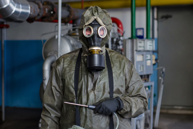Chemical protection suit