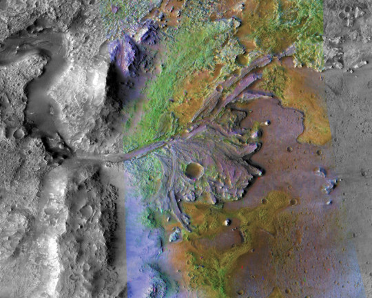 Mars’s Jezero crater 