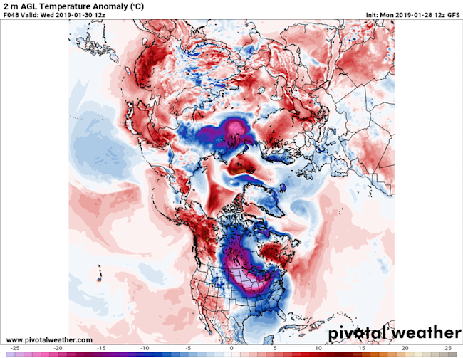 temperature anomalies