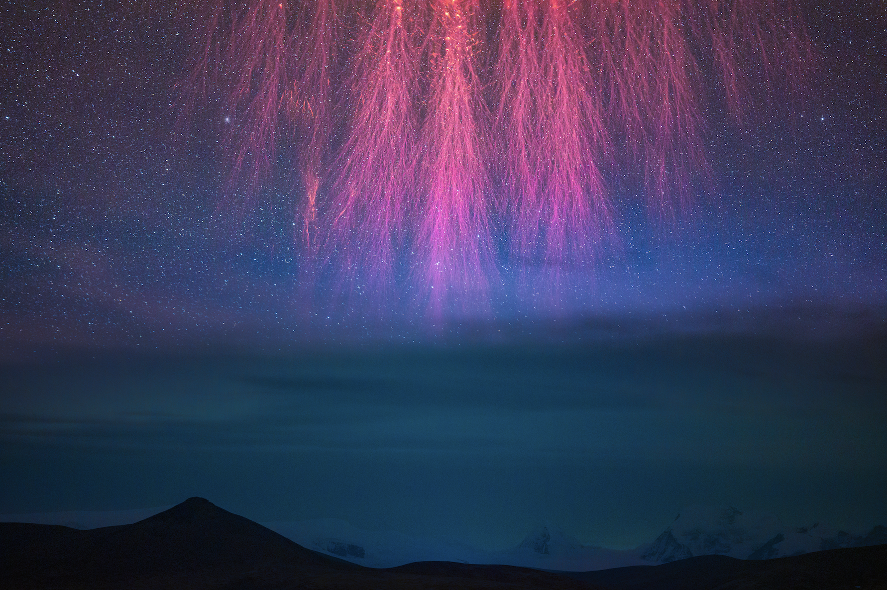 Watch as This Rare Red Sprite Lightning Strikes Above the Himalayas