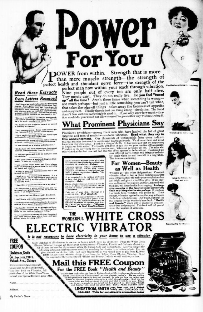 Vibrators Had A Long History As Medical Quackery Before Feminists Rebranded Them As Sex Toyson