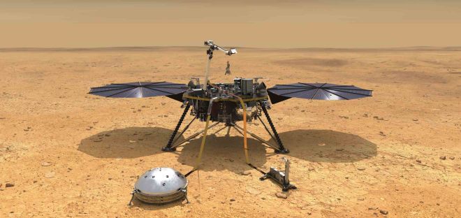 NASA Insight lander lands on Mars