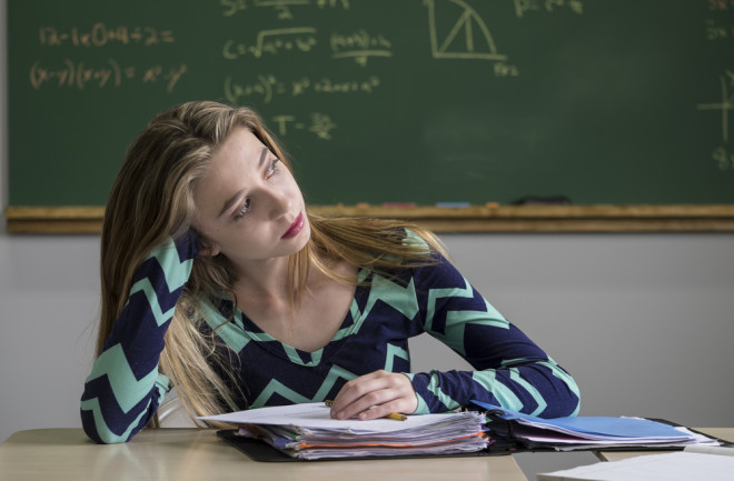 teenager distracted homework - shutterstock