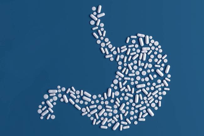 Pills stomach probiotics - shutterstock