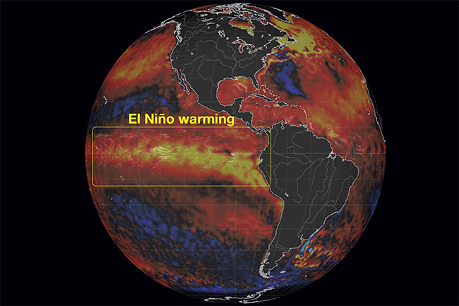 El Niño Strengthens