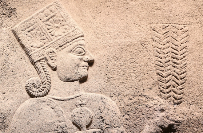 Queen Kubaba relief portrait ancient - shutterstock