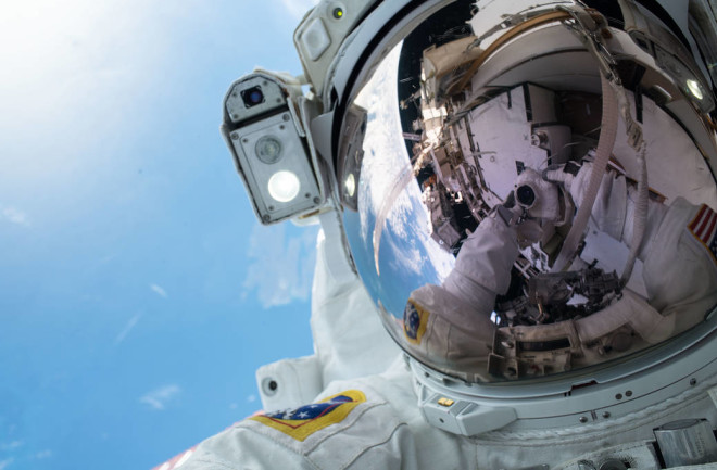 Astronaut Andrew Morgan selfie - NASA