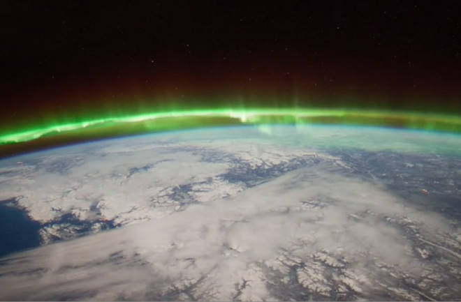 Aurora over the Earth. JPL.