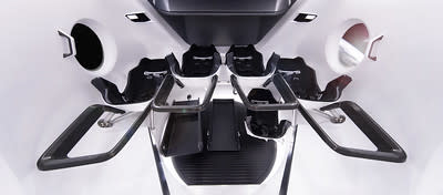 Interior of Crew Dragon