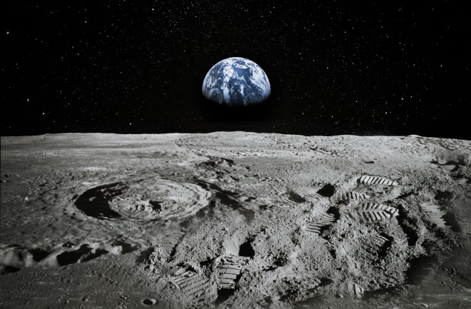 Studying footprints on the moon is a component of space archaeology