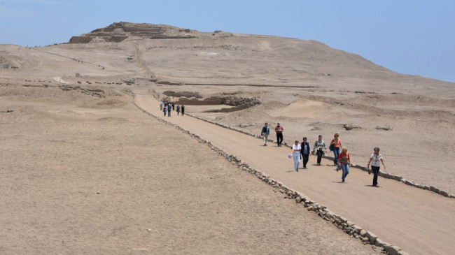 Pachacamac archeological complex near Lima, Peru