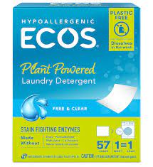 ENYUR Travel Laundry Detergent Sheets Light Fresh Scent 1 Count (Pack of  96)