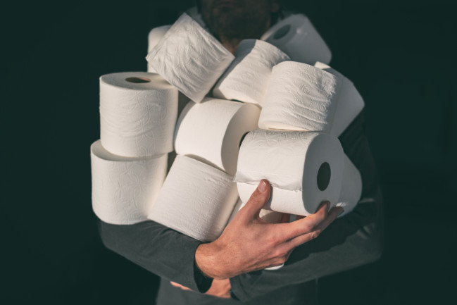 covid - coronavirus - toilet paper - shutterstock