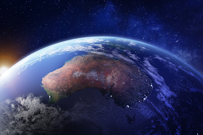 Australia from space