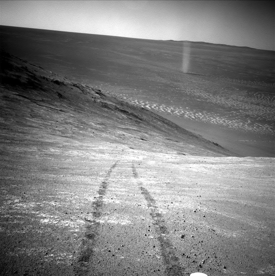 Opportunity Rover Tracks - NASA